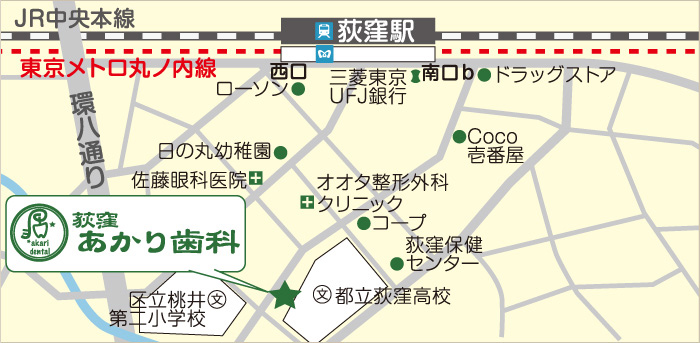 医院周辺地図